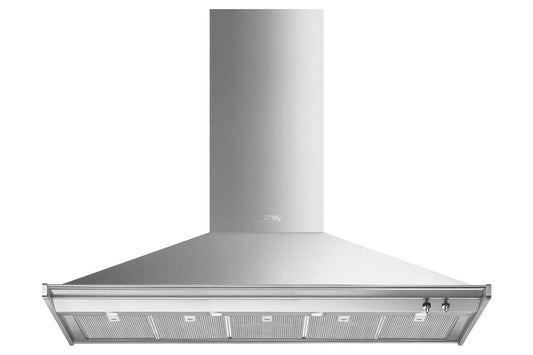 Smeg 150cm Classic Chimney Cooker Hood | KD150HXE | Stainless Steel