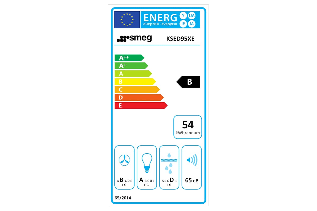 Smeg 90cm Chimney Hood | KSED95XE