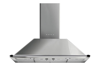 Smeg 110cm Victoria Chimney Hood | KTR110XE | Stainless Steel