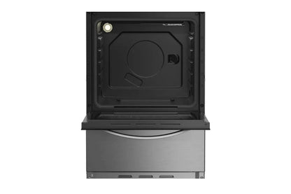Indesit 50cm Freestanding Duel Fuel Single Cooker with Oven | I5G3PMX | Stainless Steel