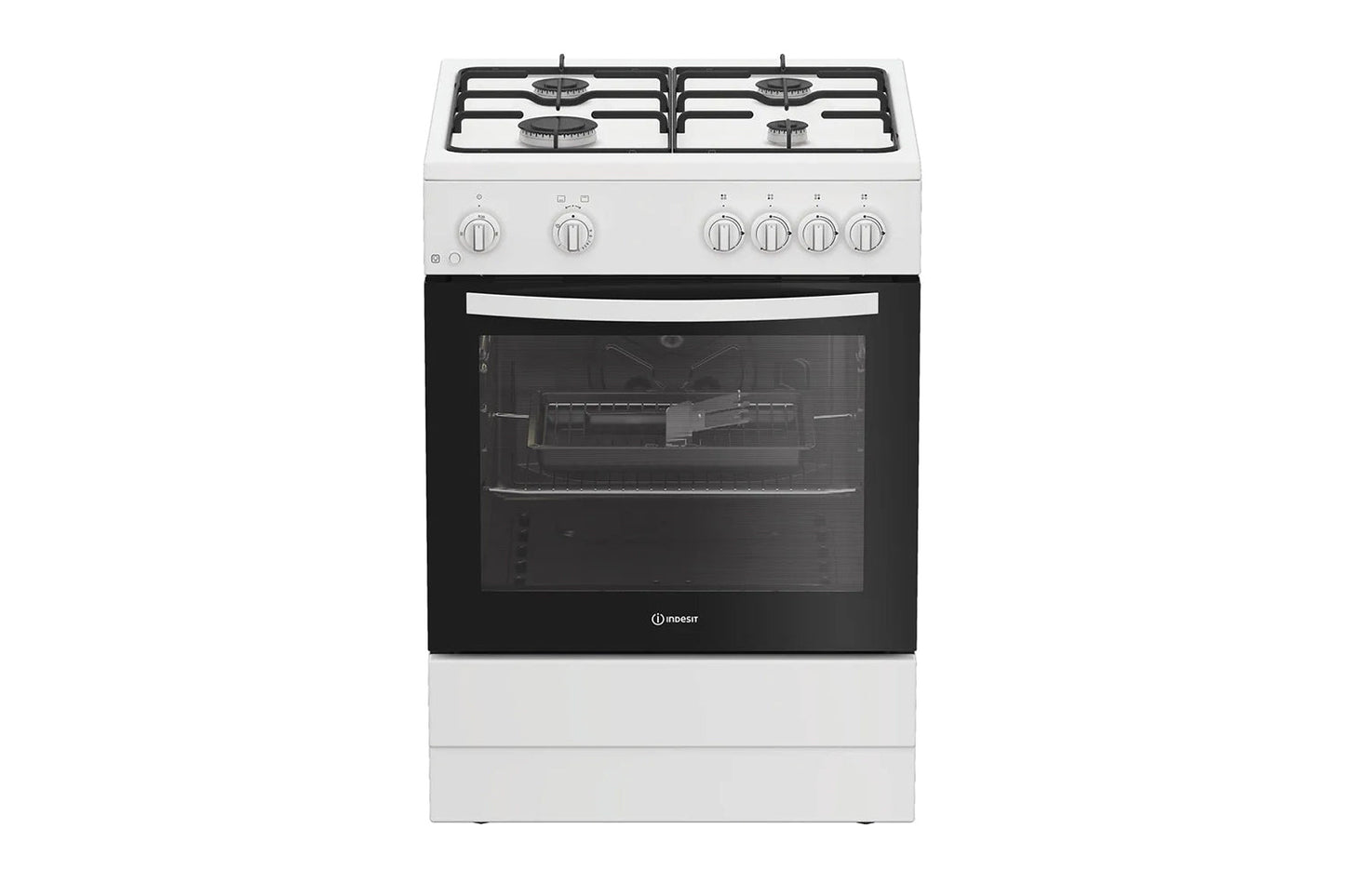 Indesit 60cm Single Oven Gas Cooker | I6GGMMW/UK | White