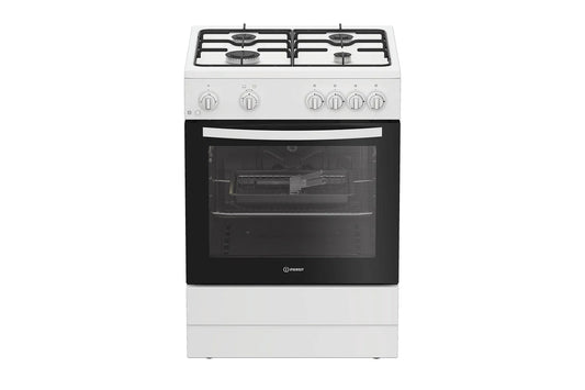 Indesit 60cm Single Oven Gas Cooker | I6GGMMW/UK | White