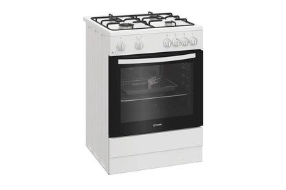 Indesit 60cm Single Oven Gas Cooker | I6GGMMW/UK | White