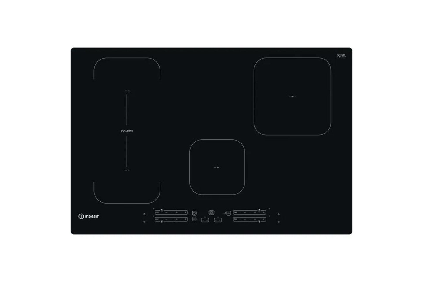 Indesit 77cm Ceramic Glass Built-in Induction Hob | IB21B77NE
