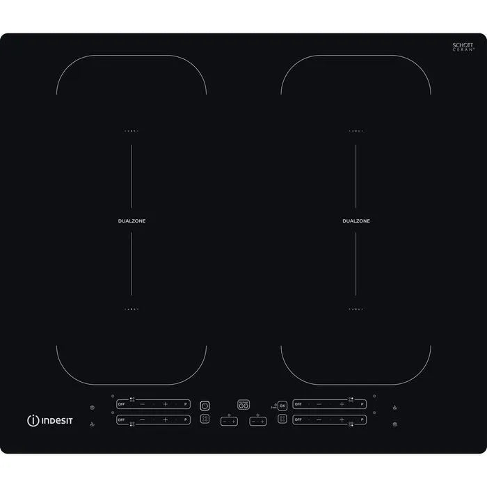 Indesit 59cm Built-in Ceramic Induction Hob | IB88B60NE