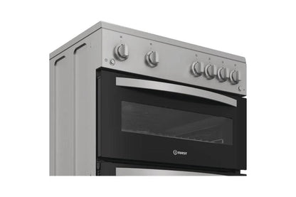 Indesit 60 cm Built-in Gas Double Cooker | IDG6GS | Silver