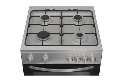 Indesit 60 cm Built-in Gas Double Cooker | IDG6GS | Silver