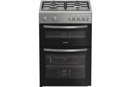 Indesit 60 cm Built-in Gas Double Cooker | IDG6GS | Silver