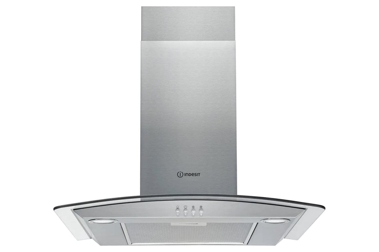 Indesit 60cm Wall Mounted Cooker Hood | IHGC65LMX