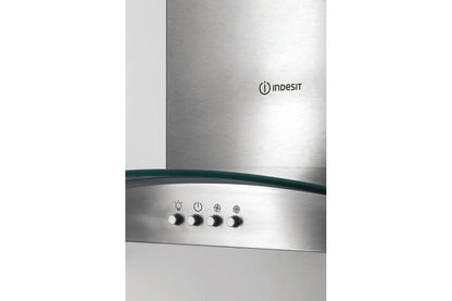 Indesit 60cm Wall Mounted Cooker Hood | IHGC65LMX