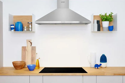 Indesit 90cm Chimney Cooker Hood | IHPC9.5LMX