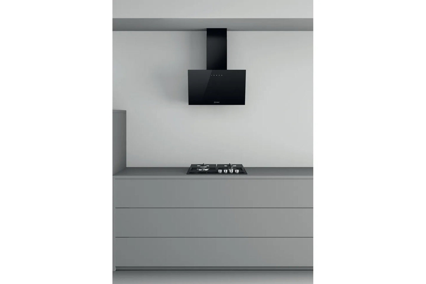 Indesit 60cm Angled Cooker Hood | IHVP62FLTK