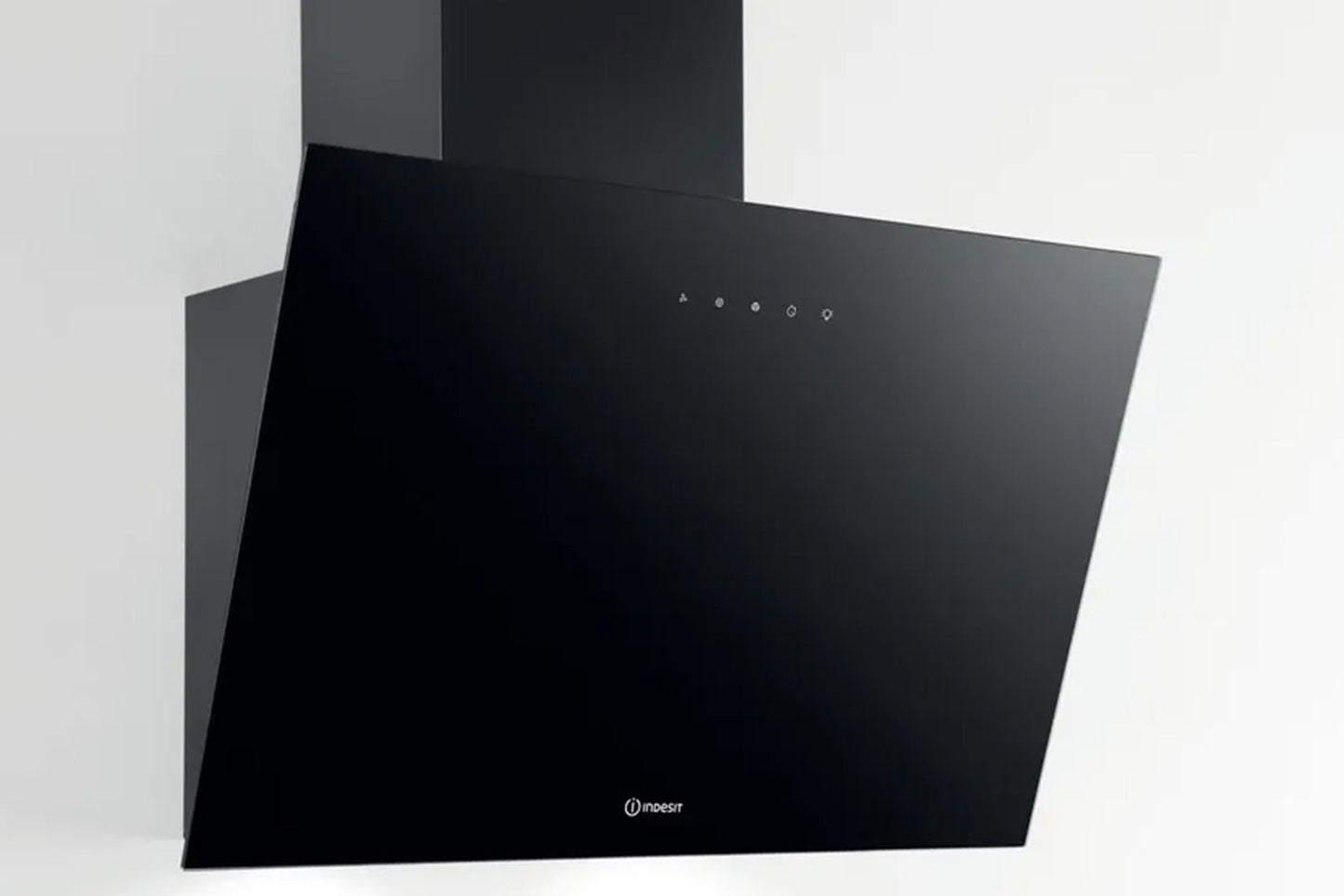 Indesit 60cm Angled Cooker Hood | IHVP62FLTK