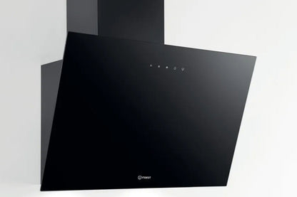 Indesit 60cm Angled Cooker Hood | IHVP62FLTK