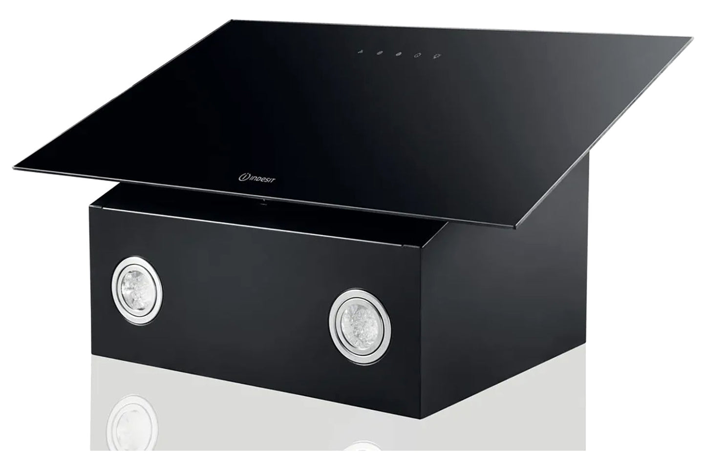 Indesit 60cm Angled Cooker Hood | IHVP62FLTK