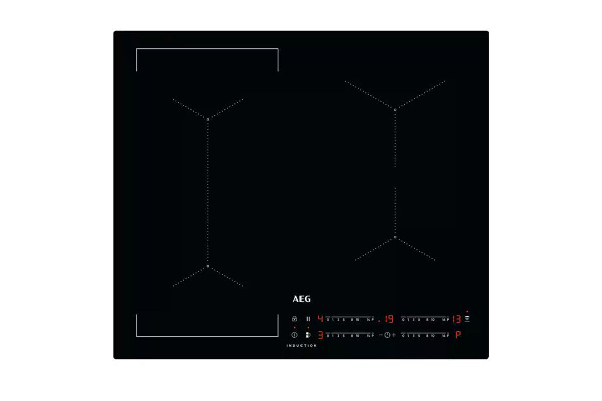 AEG 6000 Series 60cm 4 Zone Induction Hob | IKX64441CB | Black
