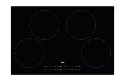 AEG 5000 Series 80cm 4 Zone Induction Hob | IKX84401CB | Black