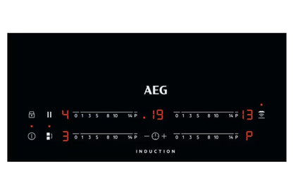 AEG 6000 Series 80cm 4 Zone Induction Hob | IKX84443CB | Black