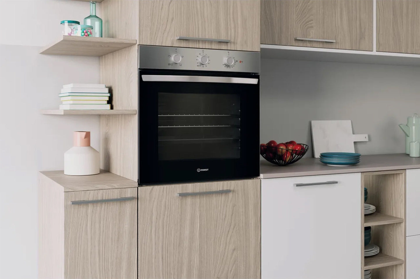 Indesit Built-in Electric Single Oven | IO232HXUK |Stainless Steel