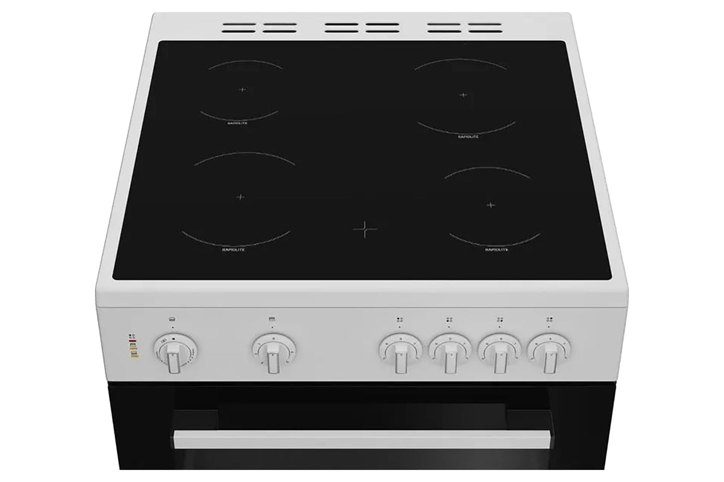 Indesit 60cm Freestanding Double Oven Electric Cooker | IT60V9KMW/UK | White