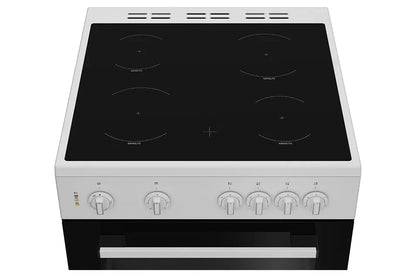 Indesit 60cm Freestanding Double Oven Electric Cooker | IT60V9KMW/UK | White