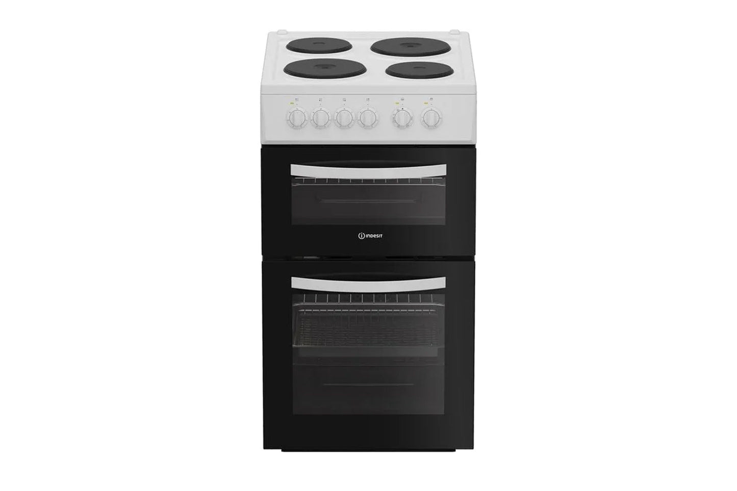 Indesit 50cm Freestanding Twin Electric Cooker | ITE5EMW | White