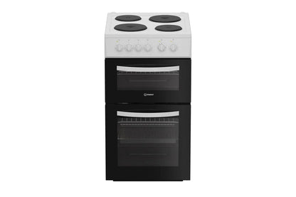Indesit 50cm Freestanding Twin Electric Cooker | ITE5EMW | White