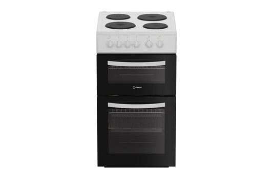 Indesit 50cm Freestanding Twin Electric Cooker | ITE5EMW | White