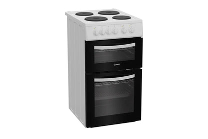 Indesit 50cm Freestanding Twin Electric Cooker | ITE5EMW | White