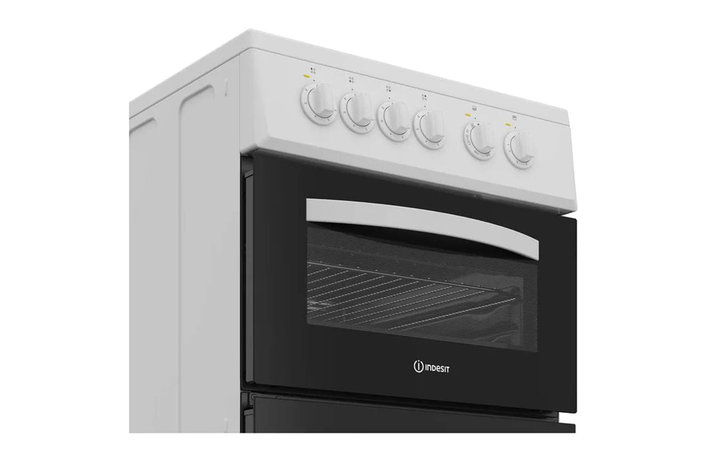 Indesit 50cm Freestanding Twin Electric Cooker | ITE5EMW | White