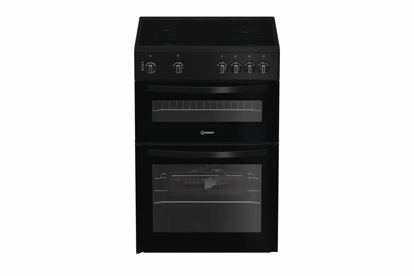 Indesit 60cm Freestanding Double Oven Electric Cooker | ITE6VMB