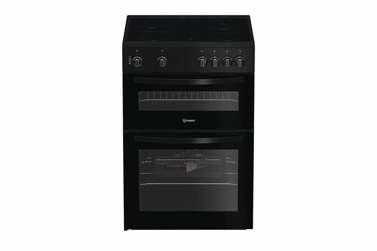Indesit 60cm Freestanding Double Oven Electric Cooker | ITE6VMB
