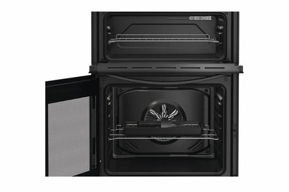 Indesit 60cm Freestanding Double Oven Electric Cooker | ITE6VMB