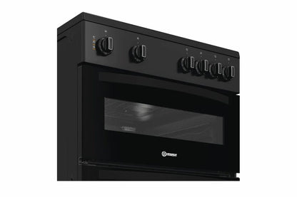 Indesit 60cm Freestanding Double Oven Electric Cooker | ITE6VMB