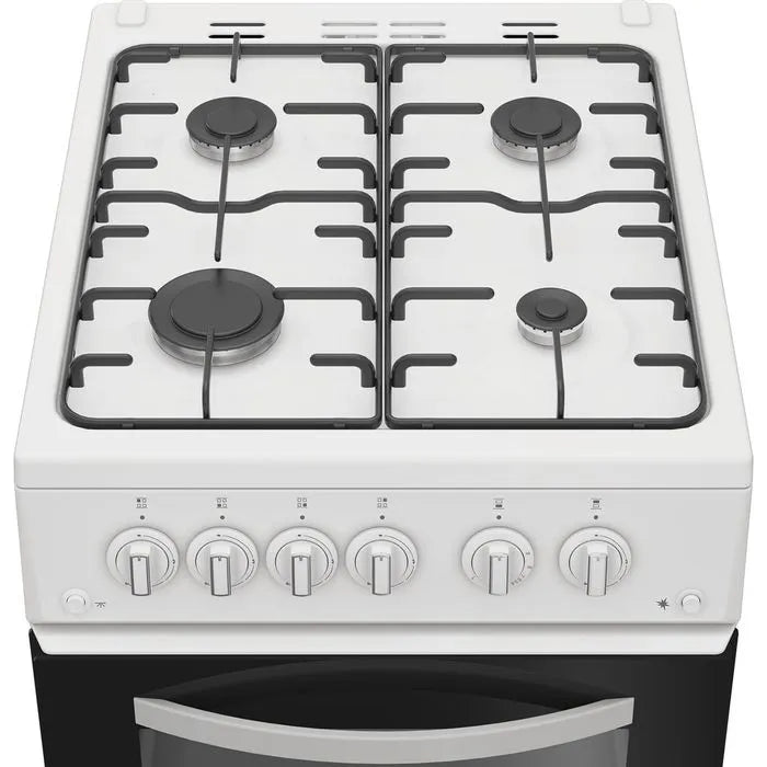 Indesit 50cm Built-in Double Oven Gas Cooker | ITG5GMW | White