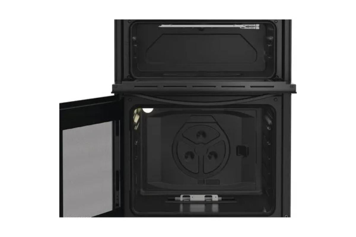 Indesit 60 cm Built-in Gas Twin Range Cooker | ITG6GB | Black