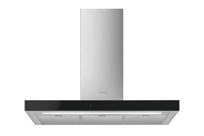 Smeg 90cm Chimney Cooker Hood | KBT9L4VN | Stainless Steel