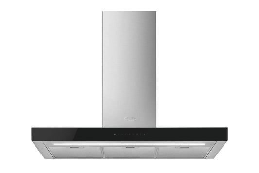 Smeg 90cm Chimney Cooker Hood | KBT9L4VN | Stainless Steel