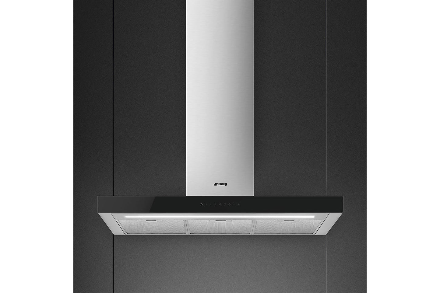 Smeg 90cm Chimney Cooker Hood | KBT9L4VN | Stainless Steel