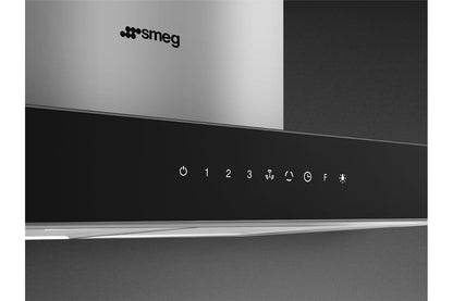 Smeg 90cm Chimney Cooker Hood | KBT9L4VN | Stainless Steel