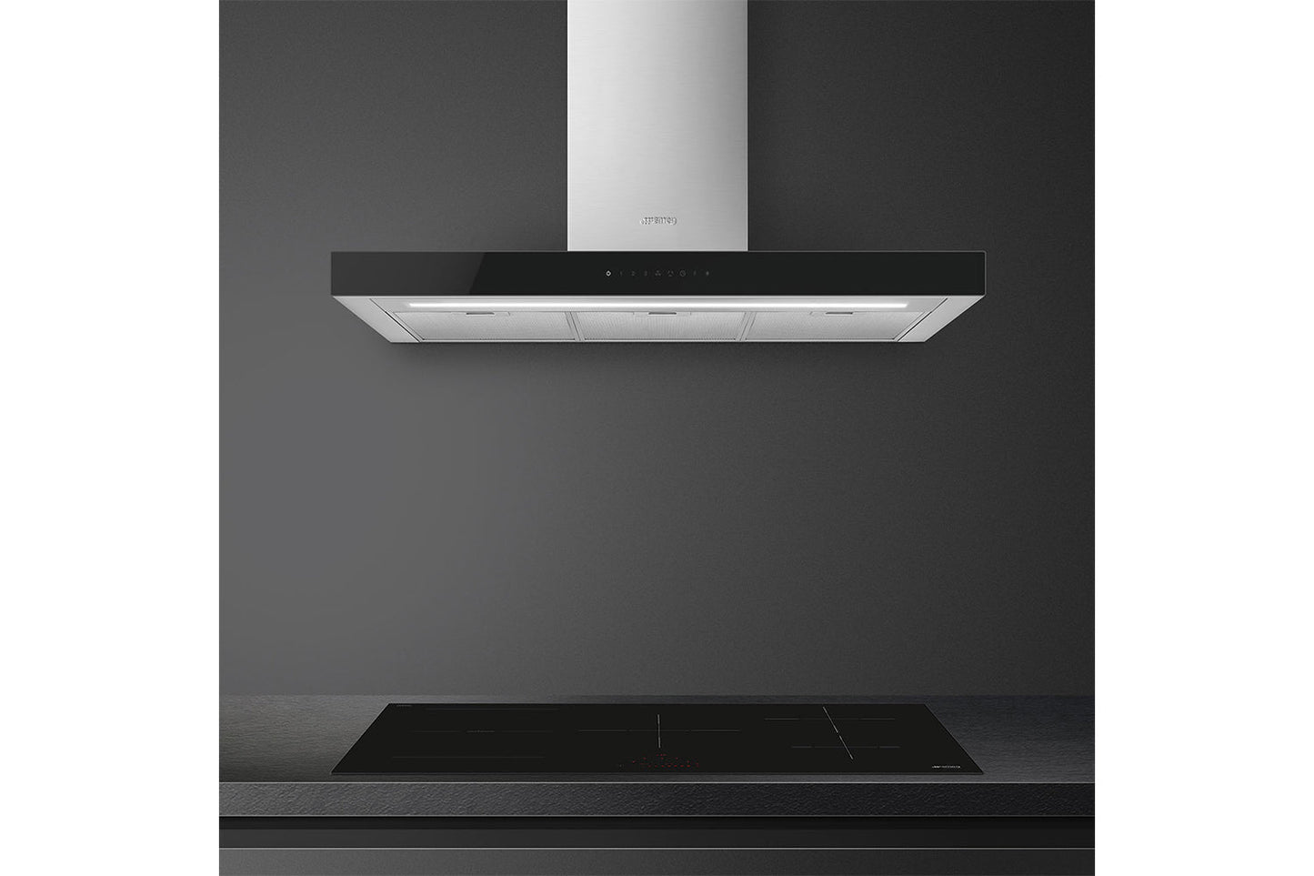 Smeg 90cm Chimney Cooker Hood | KBT9L4VN | Stainless Steel