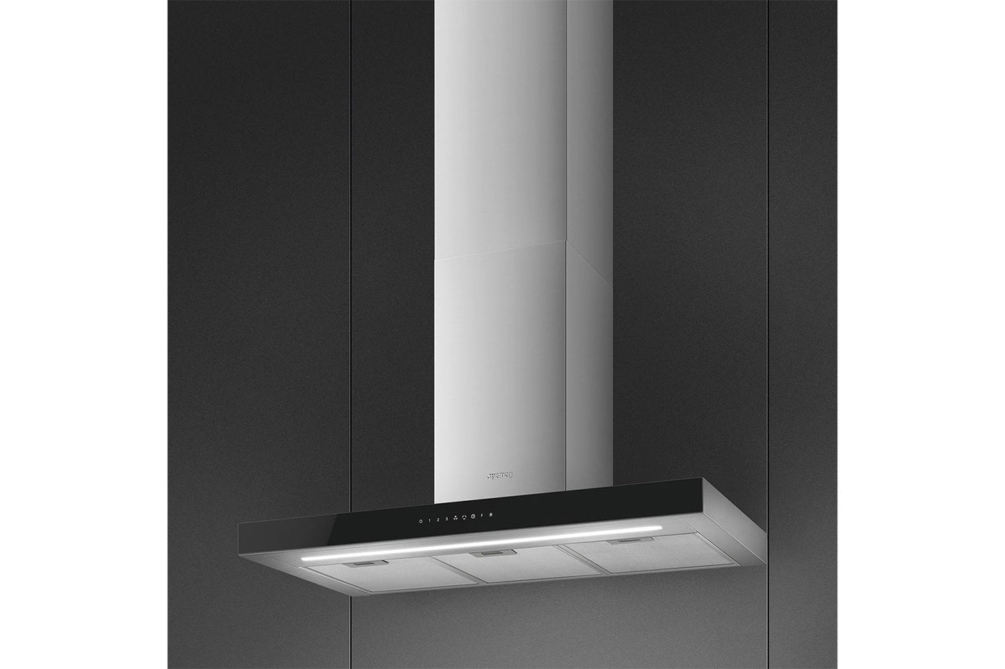 Smeg 90cm Chimney Cooker Hood | KBT9L4VN | Stainless Steel