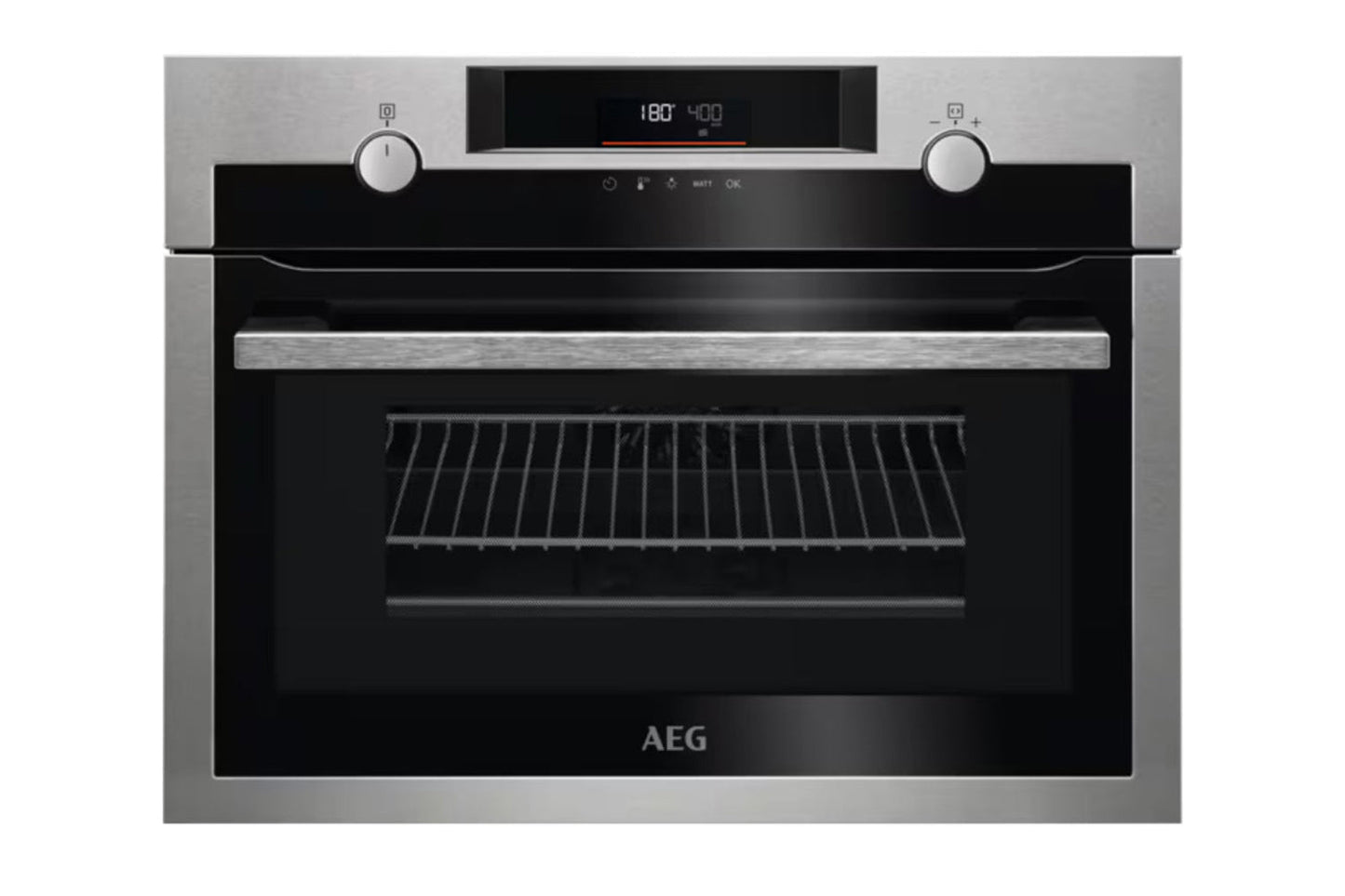 AEG 8000 Series Built-in CombiQuick Microwave Oven | KME565060M | Stainless Steel