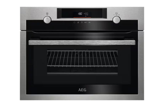 AEG 8000 Series Built-in CombiQuick Microwave Oven | KME565060M | Stainless Steel