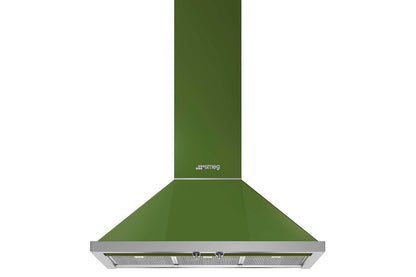 Smeg 90cm Chimney Hood | KPF9OG | Olive Green