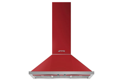 Smeg 90cm Chimney Hood | KPF9RD | Red