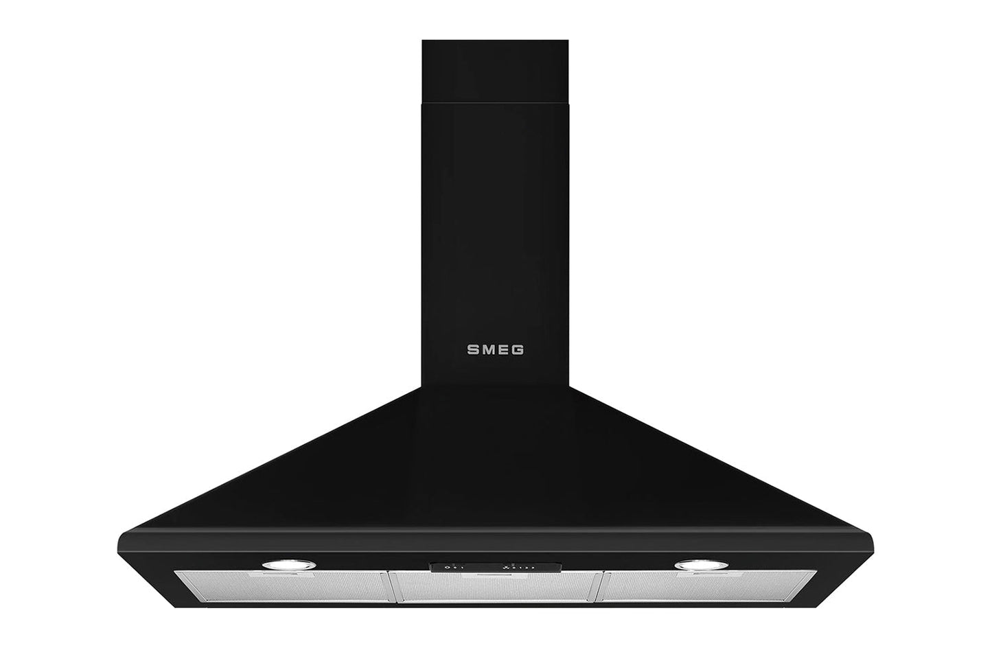 Smeg 90cm Chimney Cooker Hood | KSED95NEE | Black