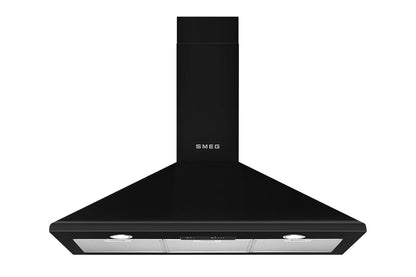 Smeg 90cm Chimney Cooker Hood | KSED95NEE | Black