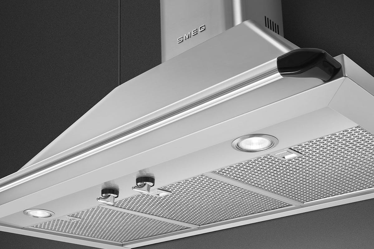 Smeg 90cm Victoria Aesthetic Chimney Hood | KTR90XE | Stainless Steel