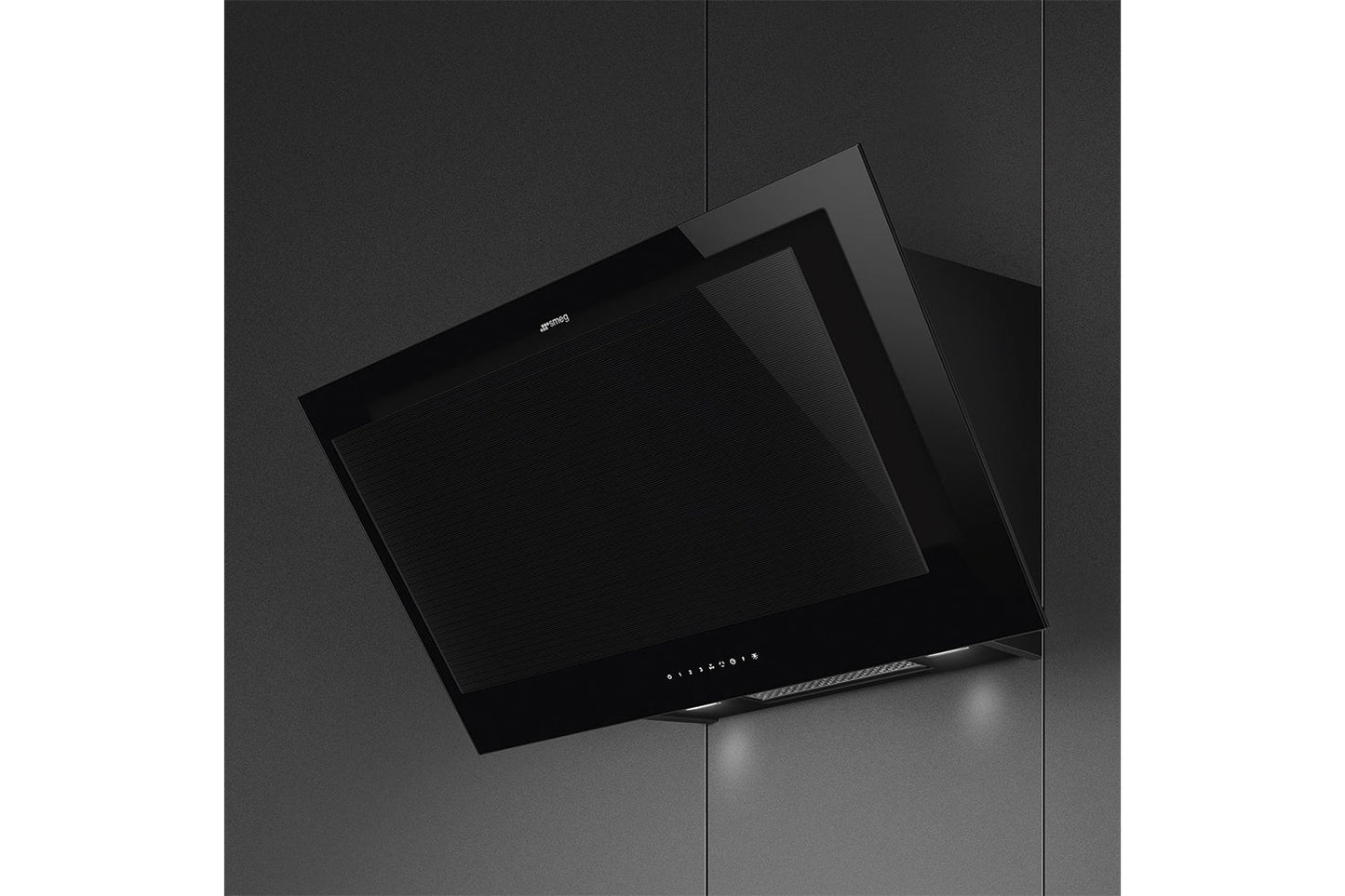 Smeg 90cm Chimney Cooker Hood | KV194B3 | Black